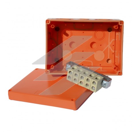 Коробка вогнестійка IP66, керамічна клема 5х16мм, клас Е90, розміри 176х126х87мм, KSK 175_PO16, КОПОС