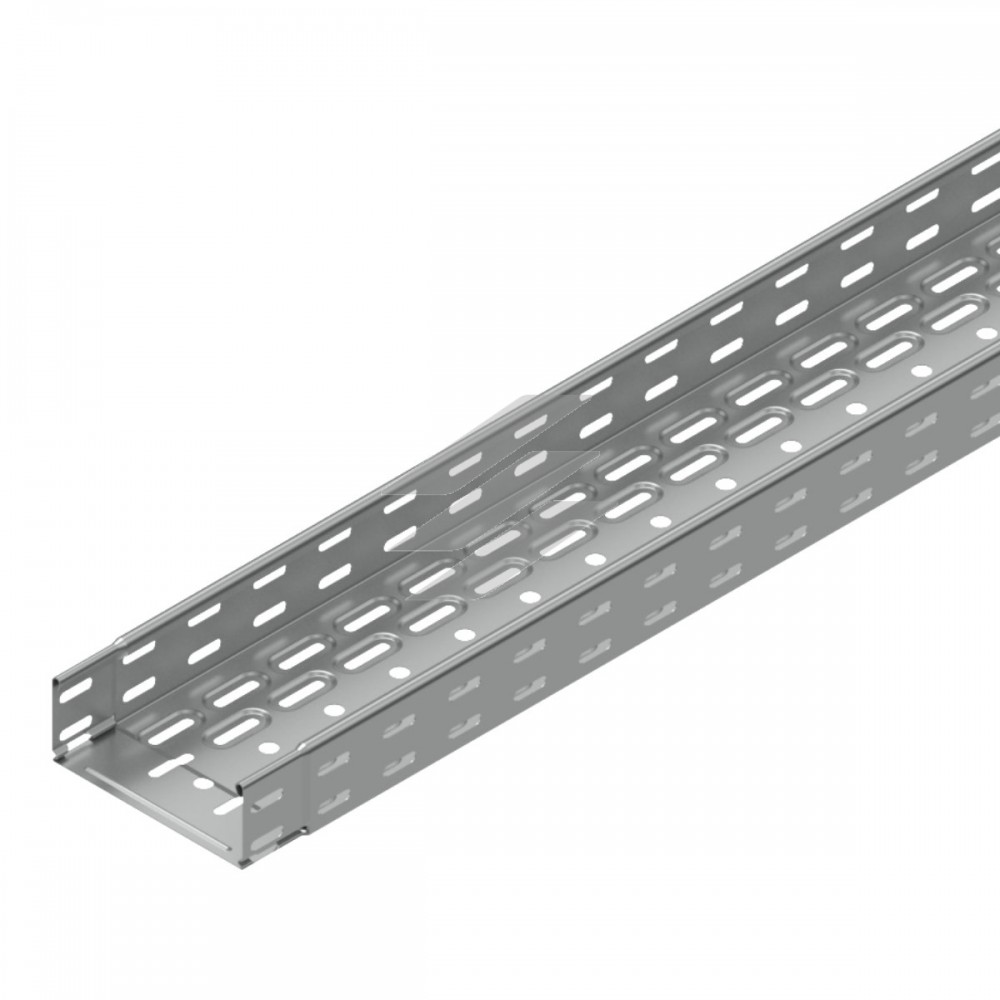 Лоток кабельний JUPITER перфорований з інтегрованим з'єднанням, розміри-60x150x3000mm Товщ. метал-0,75 мм, покриття Сендзимір, KZI 60X150X0.75_S, КОПОС