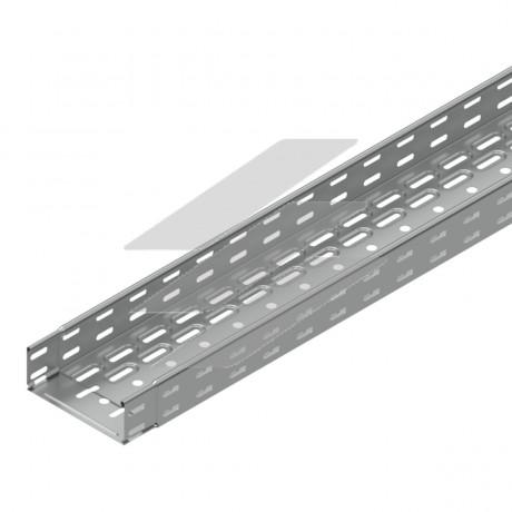 Лоток кабельний JUPITER перфорований з інтегрованим з'єднанням, розміри-60x150x3000mm Товщ. метал-0,75 мм, покриття Сендзимір, KZI 60X150X0.75_S, КОПОС