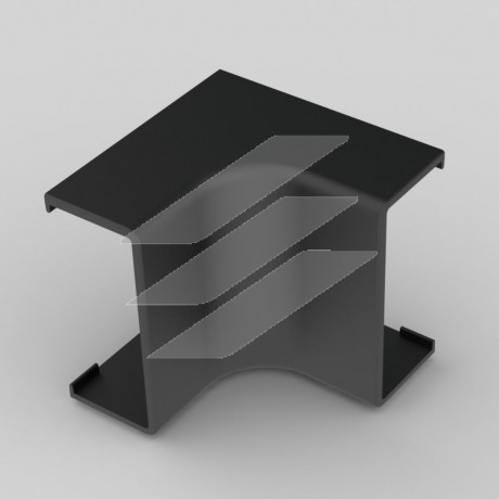 Кут внутрішній для LHD 40x20   Серія LH  ПВХ, 8635_FB, КОПОС