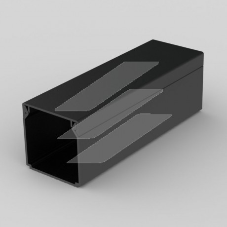 Кабельний канал з ПВХ чорного кольору, УФ-стійкий, 40х40мм, Серія LHD, ПВХ, UA LHD 40X40_FD, КОПОС