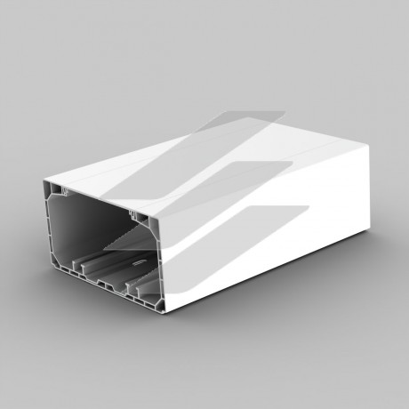 Кабельний канал парапетний білого кольору  130х65мм  Серія PK  ПВХ, PK 130X65 D_HD, КОПОС