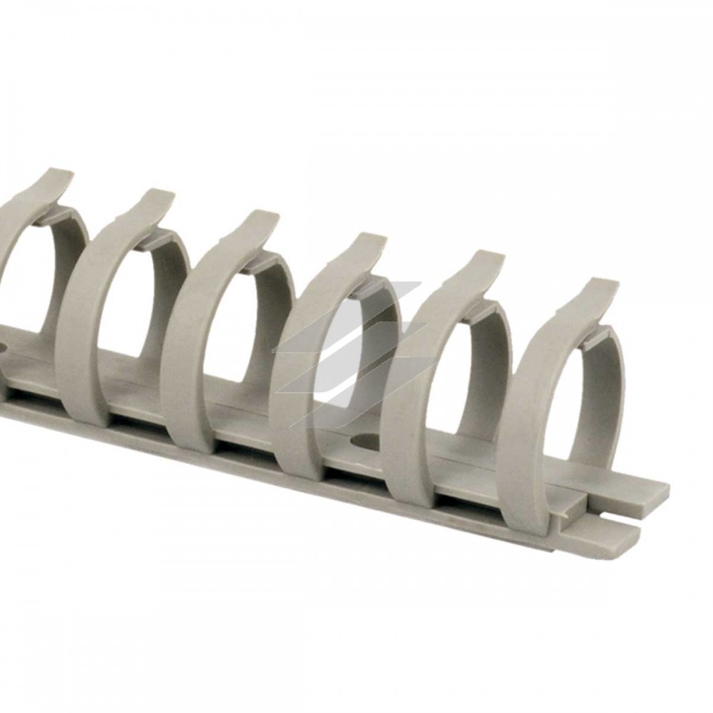 Кабельний канал гнучкий перфорований  діаметр 40мм  довжина 0,5 м  ПВХ  сірий , RK-OVK40_LB, КОПОС