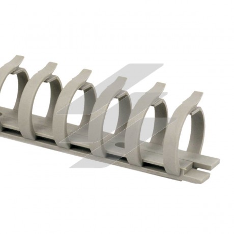 Кабельний канал гнучкий перфорований  діаметр 40мм  довжина 0,5 м  ПВХ  сірий , RK-OVK40_LB, КОПОС