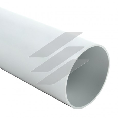 Труба жорстка 320 N/5см з раструбом для з'єднання, Ø40мм, полікарбонат, безгалогенна, t застосування-45-90 °с, світло-сіра, Упаковка 30 м, 1540HF_KA, КОПОС