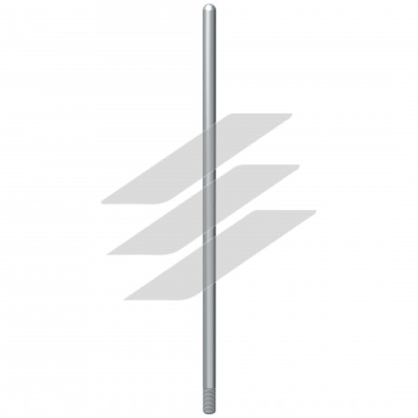 Блискавкоприймач ø16мм, 2м, з закругленим кінцем і різьбою, нержавіюча сталь, KovoFlex