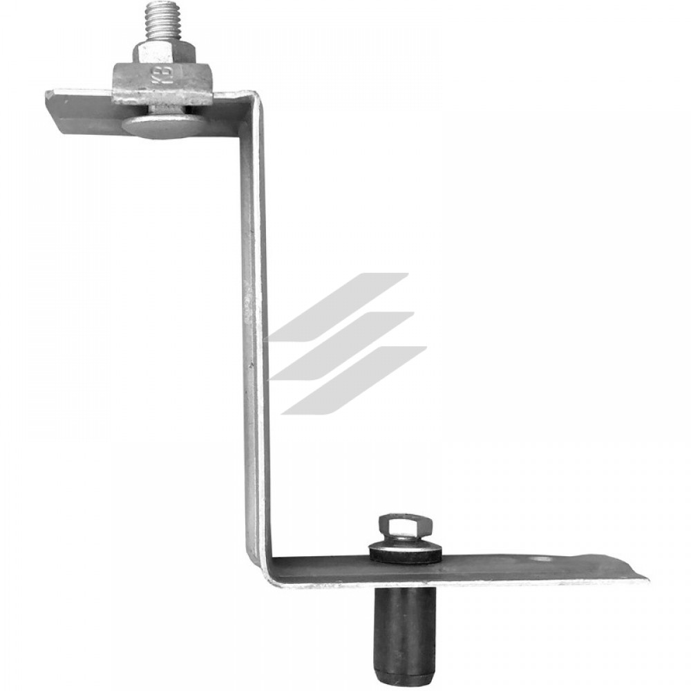 Тримач дроту с кріпленням поверх крівлі, 100мм, нержавіюча сталь, KovoFlex