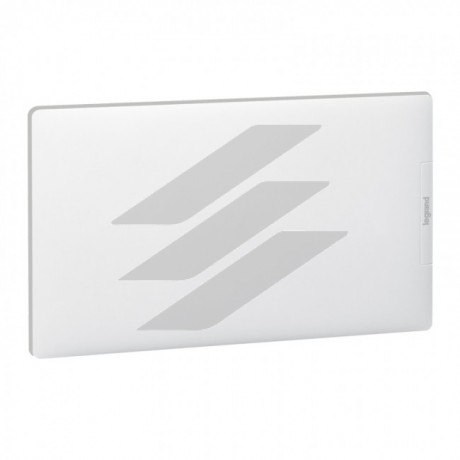 Пластиковий щит Practibox³ вбудований 1х18 модулів, білі двері, Legrand