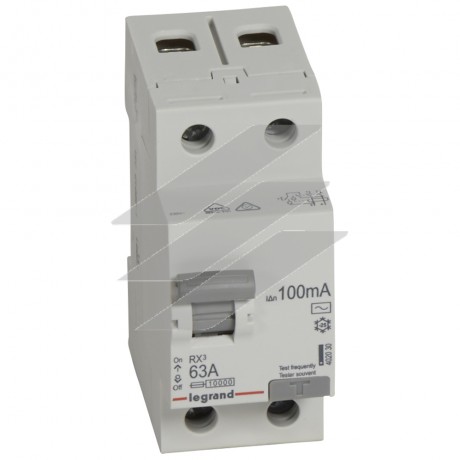 RX³ Диференційне реле 100mA 40А 2P AC, Legrand