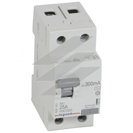 RX³ Диференційне реле 100mA 63А 2P AC, Legrand