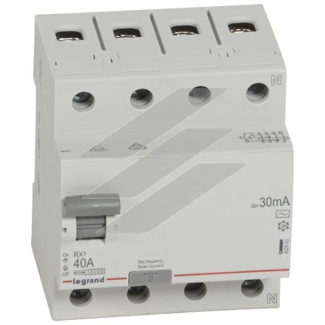 RX³ Диференційне реле 30mA 25А 4Р AC, Legrand