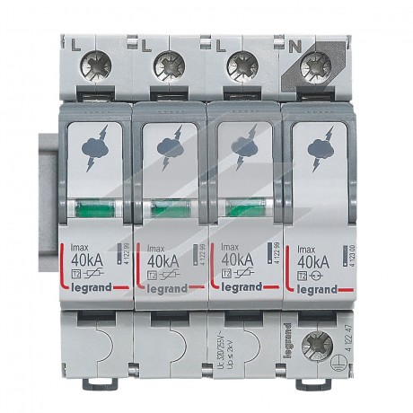 ПЗІП Т2 3P+N 40кА, Legrand