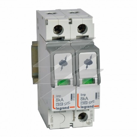 ПЗІП Т1+Т2 2P 8кА, Legrand