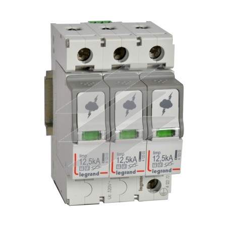 ПЗІП Т1+Т2 3х-полюсний 12.5кА Тони. Кон, Legrand