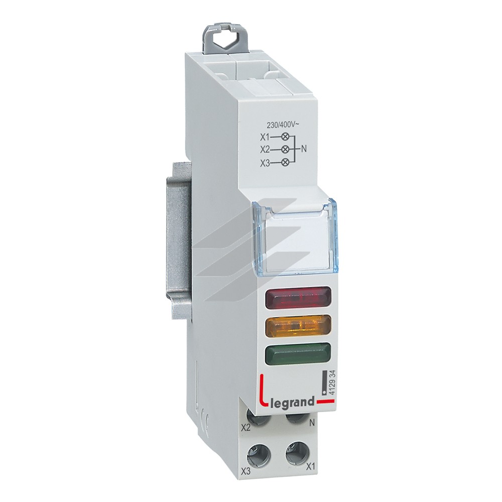 Індикатор CX³ потрійний червоний 1модуль, Legrand