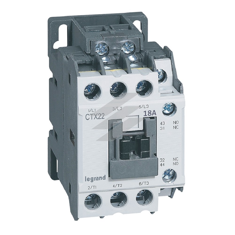 Контактор CTX³ 22 3Р 18A 1NO 1NC 48В AC, Legrand