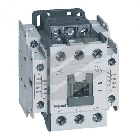 Контактор CTX³ 22 3Р 22A 1NO 1NC 415В AC, Legrand