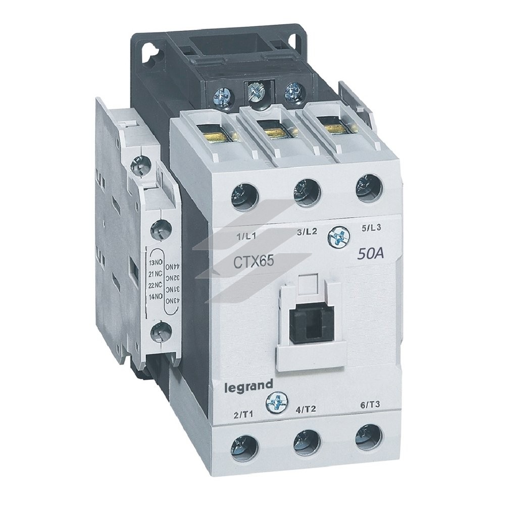 Контактор CTX³ 65 3Р 50A 2NO 2NC 24В AC, Legrand