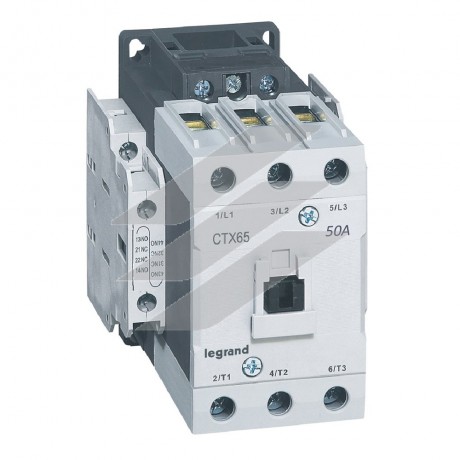 Контактор CTX³ 65 3Р 50A 2NO 2NC 24В AC, Legrand