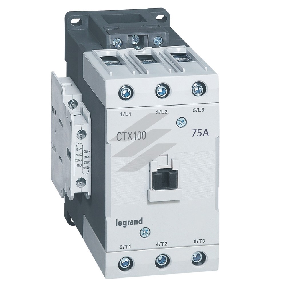 Контактор CTX³ 100 3Р 75A 2NO 2NC 48В AC, Legrand