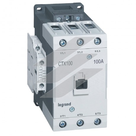 Контактор CTX³ 100 3Р 100A 2NO 2NC 24В DC, Legrand