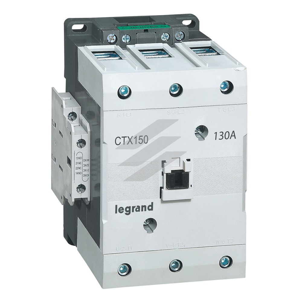 Контактор CTX³ 150 3Р 130A 2NO 2NC 48В DC, Legrand