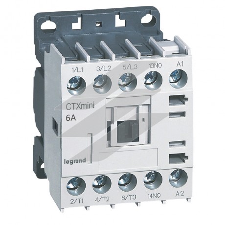 CTX³ mini Контактор 3-полюсний 6A 1НВ 230В AC Legrand