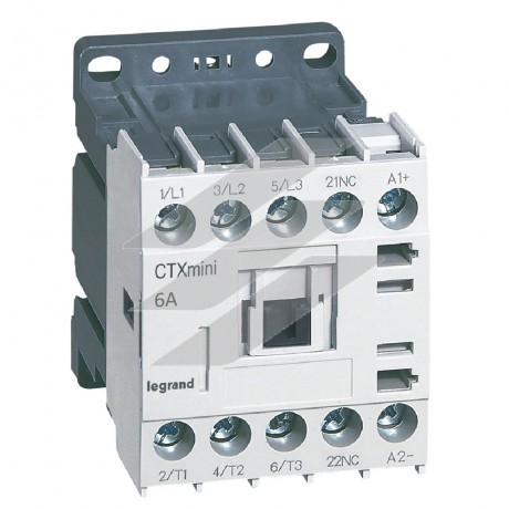 Контактор mini CTX³ 3Р 6A 1NC 24В AC, Legrand