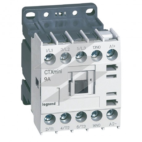 Контактор mini CTX³ 3Р 9A 1NO 24В AC, Legrand