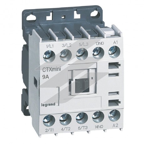 Контактор mini CTX³ 3Р 9A 1NO 230В AC, Legrand