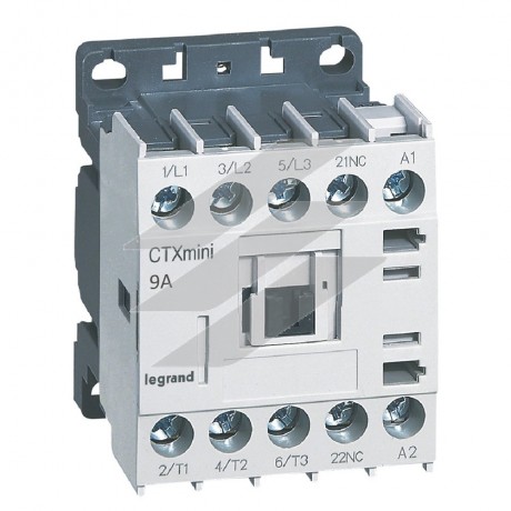 Контактор mini CTX³ 3Р 9A 1NO 415В AC, Legrand