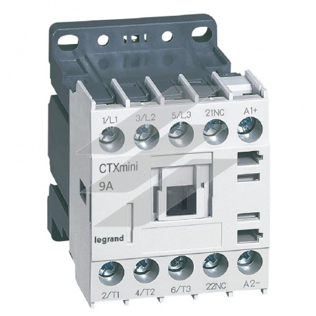 Контактор mini CTX³ 3Р 9A 1NC 24В AC, Legrand