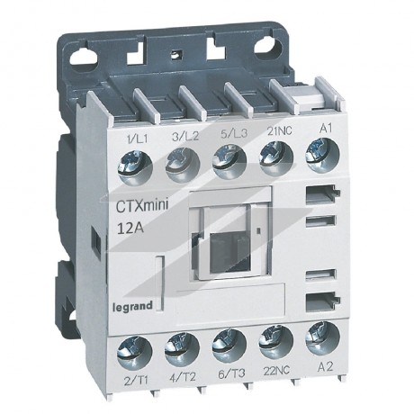 Контактор mini CTX³ 3Р 12A 1NC 230В AC, Legrand