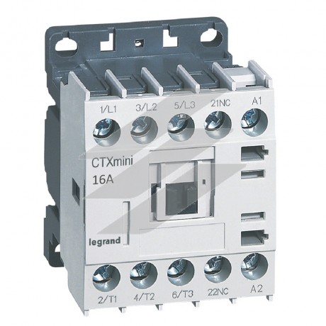 Контактор mini CTX³ 3Р 16A 1NO 415В AC, Legrand
