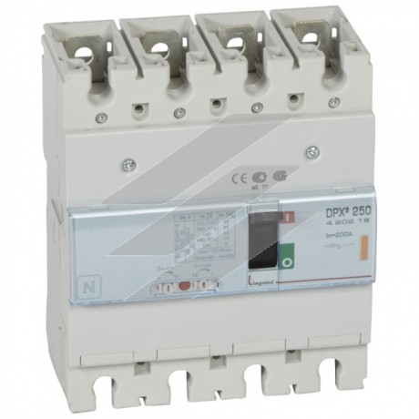 Автоматичний вимикач DPX³ 250 4Р 200А 25кА, Legrand