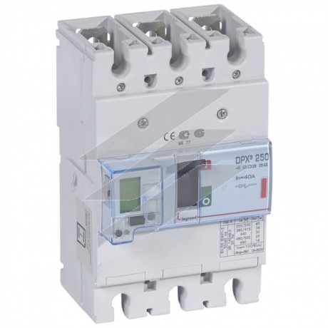 Автоматичний вимикач DPX³ 250 3Р 40А 36кА, Legrand