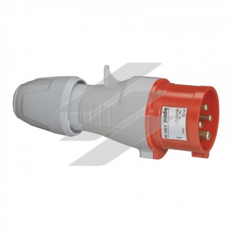 Вилка пряма P17 16А 2P+PE 415V IP44, Legrand