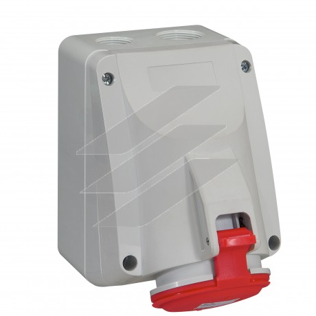 P17 Розетка накладна 32A 2К+З 415В IP44 Legrand