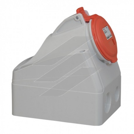 P17 Розетка накладна 16A 3К+З 415В IP44 Legrand