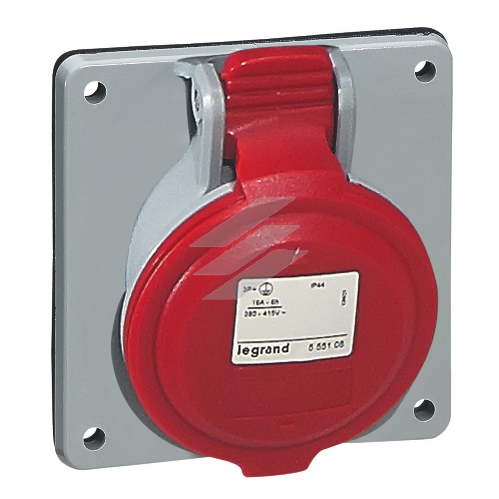 Розетка панельна P17 32A 3P+N+PЕ, 230V IP44, Legrand