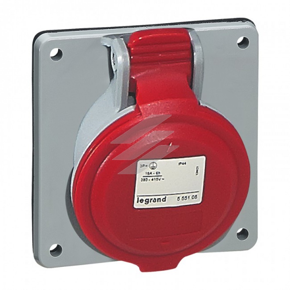 Розетка панельна P17 32A 3P+PE 415V IP44, Legrand