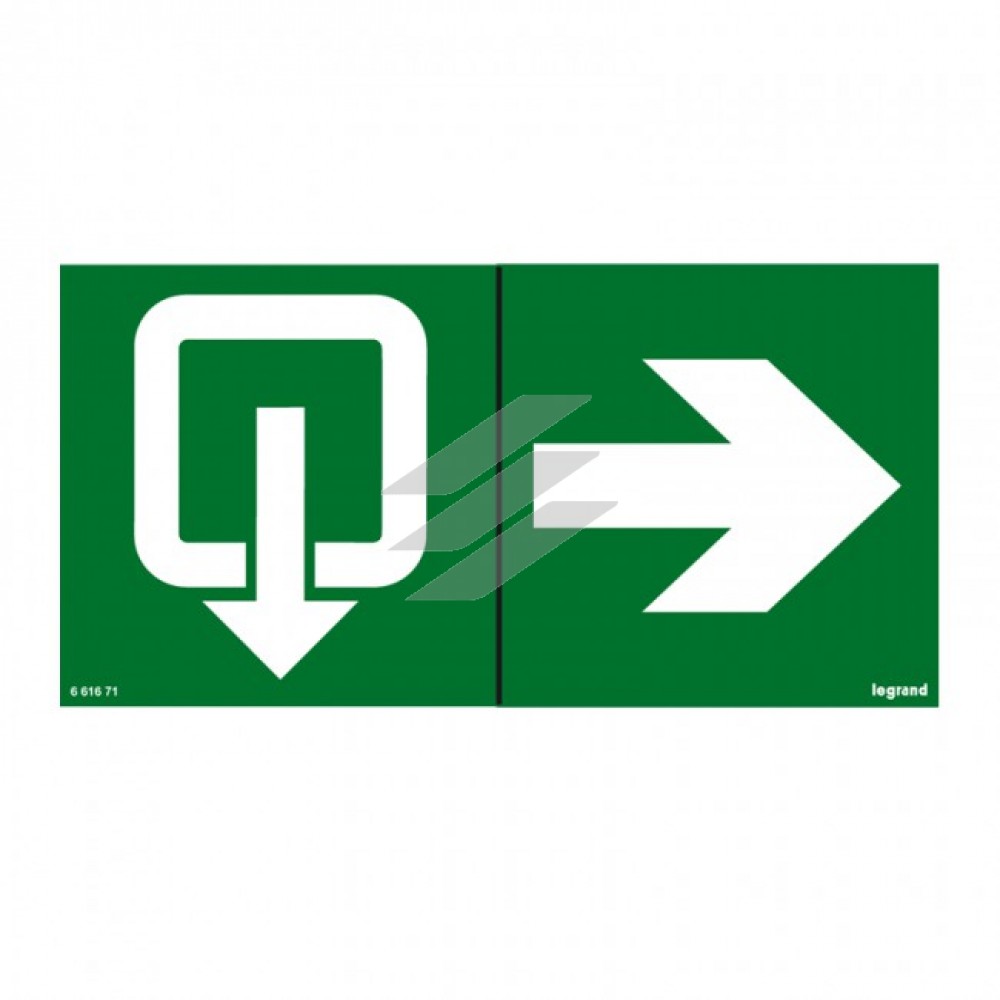 Піктограма 100х200 2 шт біг донизу, Legrand