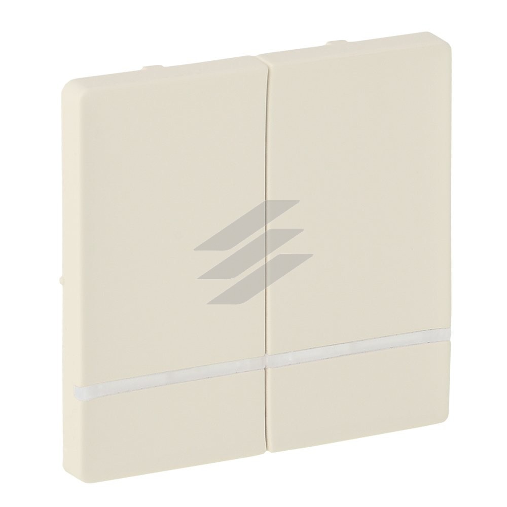 Valena LIFE MyHome Play Zigbee - Лицьова панель для керованого по радіо пристрою 2-канального ON-OFF, біла, Legrand