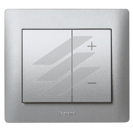 Лицева панель світлорегулятора Galea Life ів (арт.775652/53) клавішних, колір Aluminiuм, Legrand