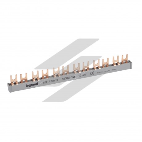 Гребінка розподільча 1P 57 модулів 16мм² вилка, Legrand