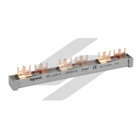 Гребінка розподільча 3P 57 модулів 16мм² вилка, Legrand