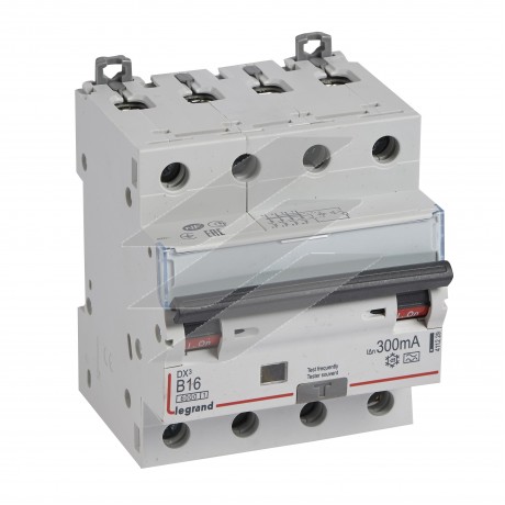 Диференційний автомат DX³ 4Р B 10A 300mA-A, Legrand