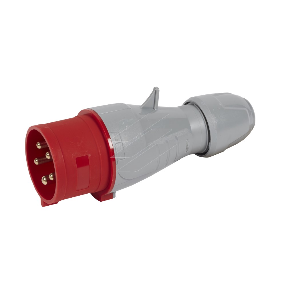 Вилка пряма P17 32A 3P+PE 415V IP44, Legrand
