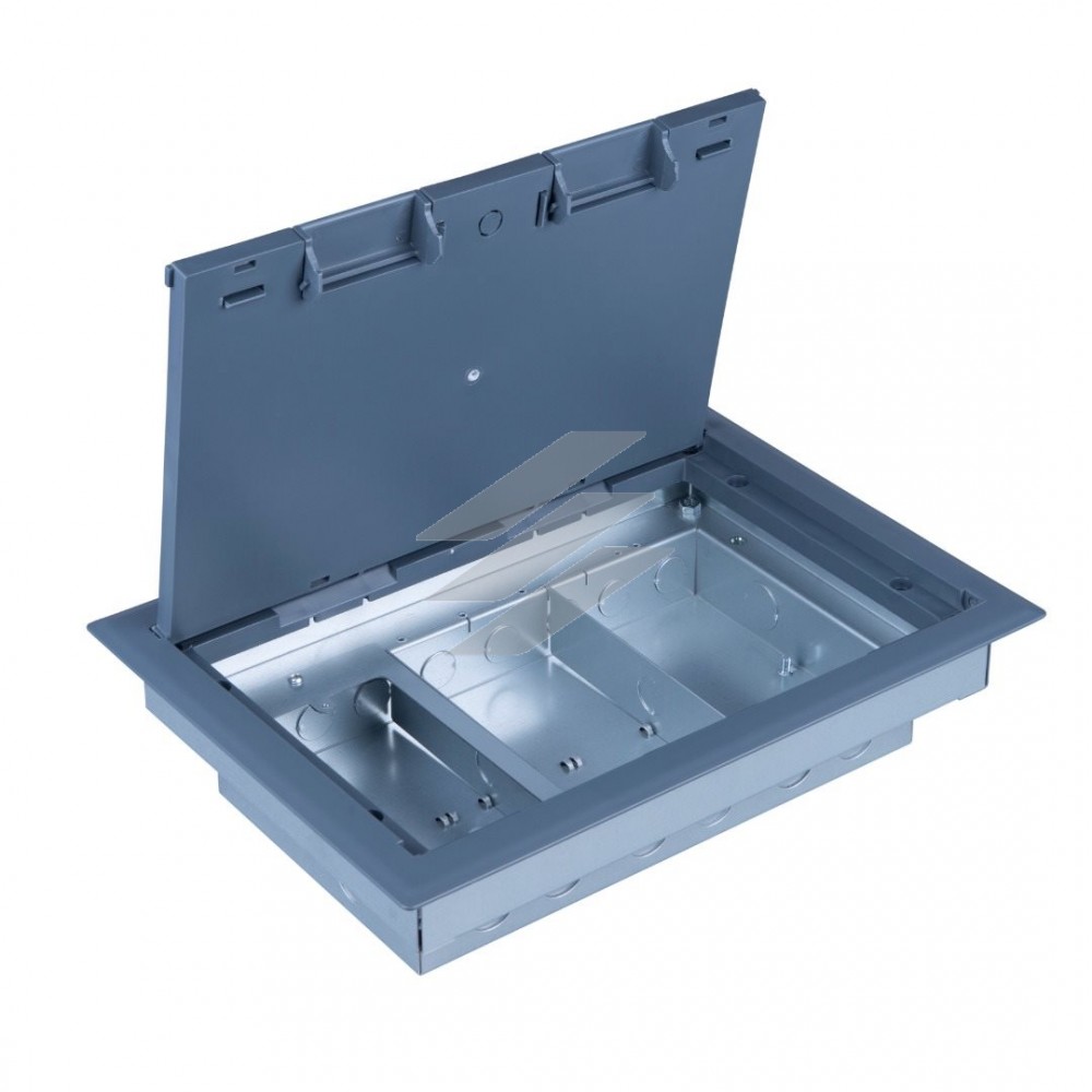 Підлоговий люк URF32A 3x секційний порожній до 6 розеток, Marshall Tufflex