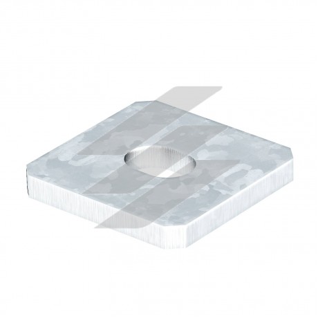 Пластина 40х40х5мм з отвором d13мм FT (40-60 мкм), OBO Bettermann